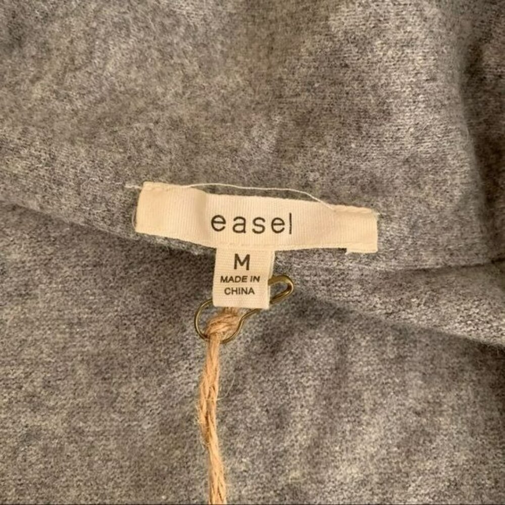 Easel Women’s Size Medium Wool Open Front Long Sl… - image 2